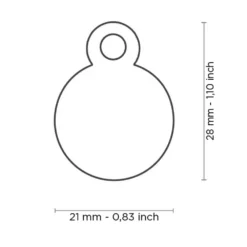 Ταυτότητα Σκύλου My Family Basic Purple Round Tag Small 3x2cm 6 Ταυτότητα Σκύλου My Family Basic Purple Round Tag Small 3x2cm -Προμήθειες Για Κατοικίδια Κατάστημα πωλήσεων id tag basic collection small round purple aluminum 1 1000x1000h