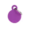 Ταυτότητα Σκύλου My Family Basic Purple Round Tag Small 3x2cm