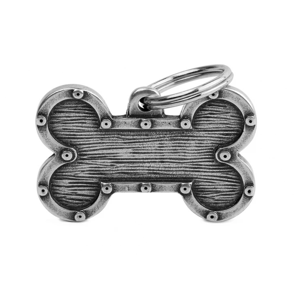 Ταυτότητα Σκύλου My Family Charms Bone Futuristic Large 3,8x2,4cm 2 Ταυτότητα Σκύλου My Family Charms Bone Futuristic Large 3,8x2,4cm - Image 2