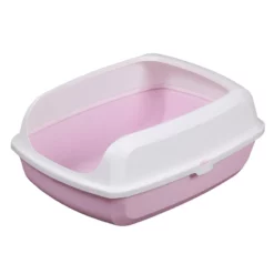 Ημίκλειστη Τουαλέτα Γάτας Cat Toilet Easy - Semi Closed M Pink 50,5x37,5x19,5cm Ροζ