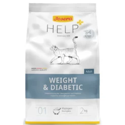 Κλινική Δίαιτα Γάτας Josera Help Weight And Diabetic 400gr ( 3 + 1 Δώρο)