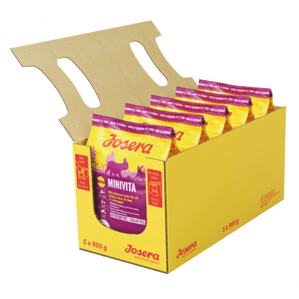Josera Mini Senior Grain Free με σολομό (5x900gr) 4,5kg 2 Josera Mini Senior Grain Free με σολομό (5x900gr) 4,5kg - Image 2