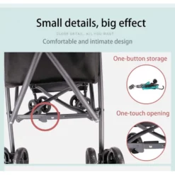 OEM Καρότσι μεταφοράς Σκύλου ή Γάτας με 4 ρόδες 40x29x53cm Μωβ -Προμήθειες Για Κατοικίδια Κατάστημα πωλήσεων karotsi metaforas skuloy i gatas me 4 rodes 40x29x53cm petshop88 3 1000x1000w 2