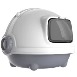 Κλειστή Τουαλέτα Γάτας Cat Toilet Box - Astronaut Grey 55,4x49x41,7cm Γκρι