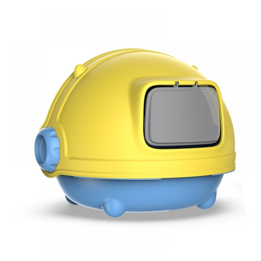 Κλειστή Τουαλέτα Γάτας Cat Toilet Box - Astronaut Yellow 55,4x49x41,7cm Κίτρινη 2 Κλειστή Τουαλέτα Γάτας Cat Toilet Box - Astronaut Yellow 55,4x49x41,7cm Κίτρινη - Image 2