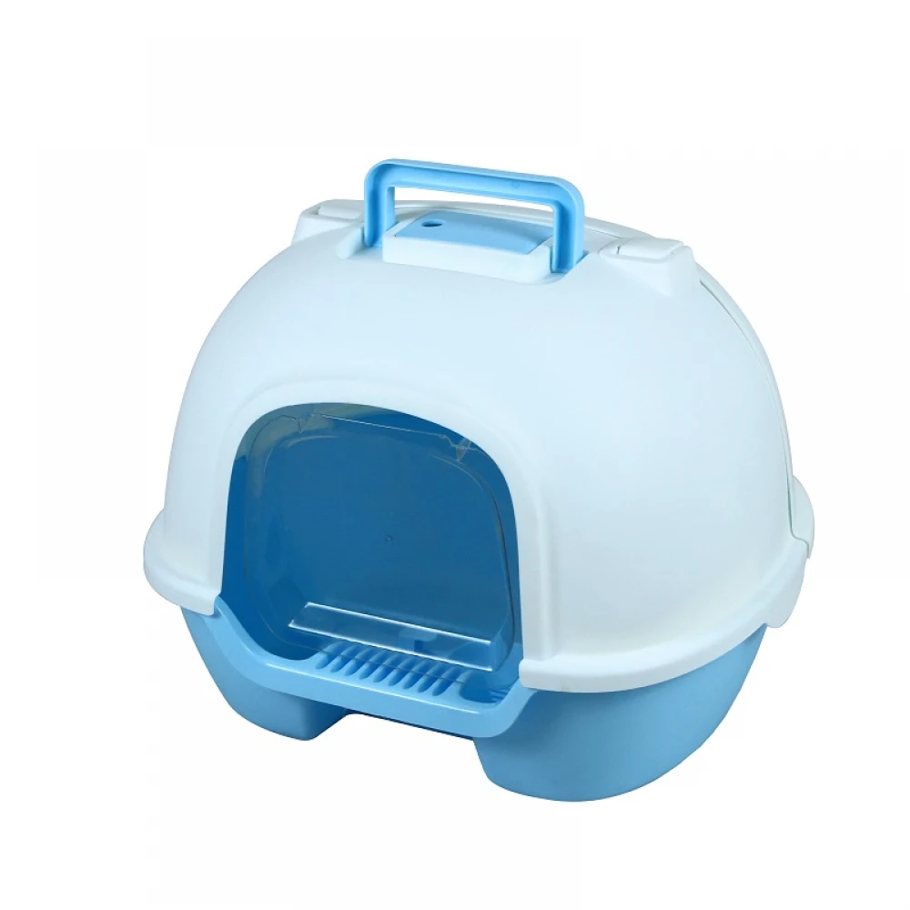 Κλειστή Τουαλέτα Γάτας Cat Toilet Box - Rear Opening With Charcoal Bag Blue 50x41x39cm Μπλε 2 Κλειστή Τουαλέτα Γάτας Cat Toilet Box - Rear Opening With Charcoal Bag Blue 50x41x39cm Μπλε - Image 2