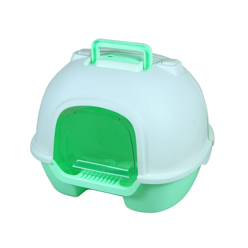 Κλειστή Τουαλέτα Γάτας Cat Toilet Box - Rear Opening With Charcoal Bag Green 50x41x39cm Πράσινο 1 Κλειστή Τουαλέτα Γάτας Cat Toilet Box - Rear Opening With Charcoal Bag Green 50x41x39cm Πράσινο