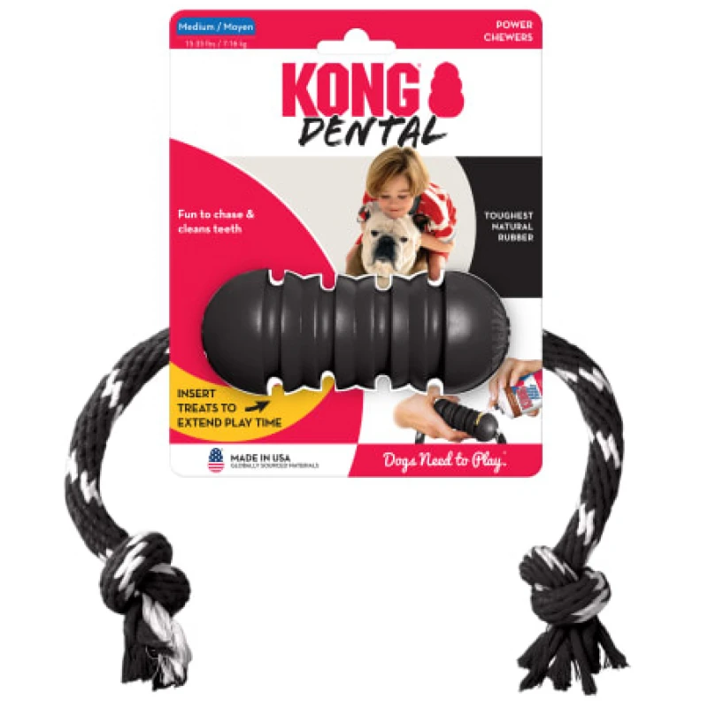Kong Extreme Dental με σκοινί Medium 1 Kong Extreme Dental με σκοινί Medium