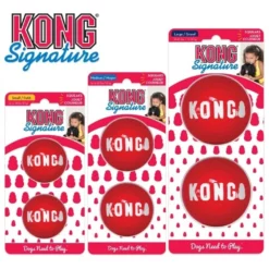 Kong Signature Balls Large 2τμχ -Προμήθειες Για Κατοικίδια Κατάστημα πωλήσεων kong signature balls medium 2tmch 2 petshop88 1000x1000w