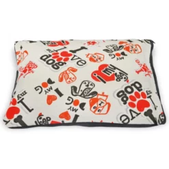Κρεβάτι Σκύλου και Γάτας Madpet Deluxe Εκρού I Love My Dog 55x43x17cm -Προμήθειες Για Κατοικίδια Κατάστημα πωλήσεων krevati skuloy kai gatas madpet deluxe ekrou i love my dog 55x43x17cm petshop88 3 1000x1000w