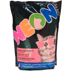 OEM Κρυσταλλική άμμος Γάτας Neon Litter Pink 1,81kg