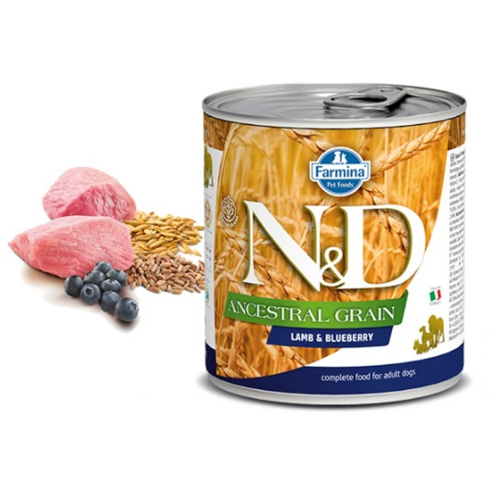 N&D LG Wet Lamb & Blueberry 285gr 6τμχ 2 N&D LG Wet Lamb & Blueberry 285gr 6τμχ - Image 2
