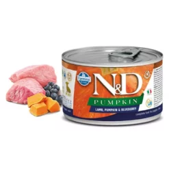 N&D Pumpkin Wet Lamb & Blueberry Puppy 140gr 6τμχ