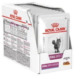 Royal Canin Diet Cat Renal με Κοτόπουλο 12x85gr (12 Τεμάχια)