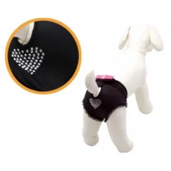 Βρακάκι Σκύλου Camon Μαύρο Με Φιόγκο No5 Περιφ. 45-50