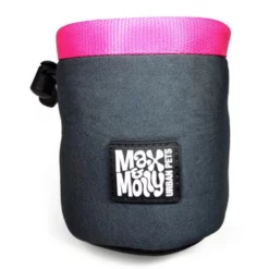 Max & Molly Treat Bag Maxi Τσαντάκι Λιχουδιών Γκρι -Προμήθειες Για Κατοικίδια Κατάστημα πωλήσεων max treat bag pink 1000x1000h 2