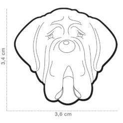 Ταυτότητα Σκύλου My Family Neapolitan Mastiff Grey -Προμήθειες Για Κατοικίδια Κατάστημα πωλήσεων mf512 1000x1000w