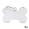 Ταυτότητα Σκύλου My Family Basic Chromed Bone Tag Large 4x2cm