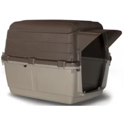 Σπιτάκι σκύλου Πλαστικό MP Bergamo Camper Καφέ No7 102x73x76cm