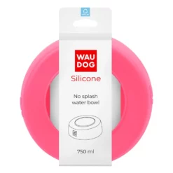 Μπολ Φαγητού & Νερού για Σκύλους και Γάτες Waudog Silicone No Splash 750ml Ροζ -Προμήθειες Για Κατοικίδια Κατάστημα πωλήσεων mpol fagitou and nerou gia skuloys kai gates waudog silicone no splash 750ml roz petshop88 2 1000x1000 1