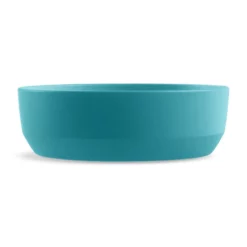 Μπολ Φαγητού και Νερού για Σκύλο και Γάτα Tarhong Bevel Teal Bowl Wheat PolyPro Medium 710ml Τιρκουάζ
