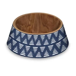 Μπολ Φαγητού για Κατοικίδια Indigo Oasis Pet Bowl Μπλε Large 1124ml 22.6x22.6x7.8cm