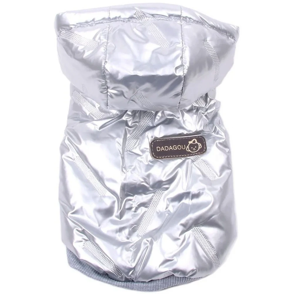 Μπουφανάκι Σκύλου Denik Z77 Glam 2XLarge 40cm Ασημί 2 Μπουφανάκι Σκύλου Denik Z77 Glam 2XLarge 40cm Ασημί - Image 2