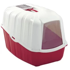 MPS Τουαλέτα Γάτας Komoda με Φίλτρο 54x39x40h Cm Κόκκινη