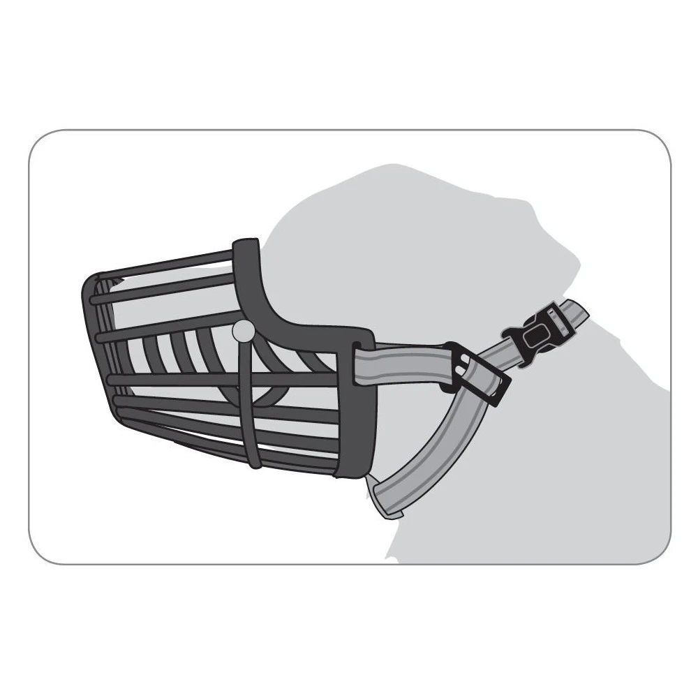 Φίμωτρο Σκύλου Flamingo Muzzle Silas Black XL 40x44-59cm 5 Φίμωτρο Σκύλου Flamingo Muzzle Silas Black XL 40x44-59cm - Image 5