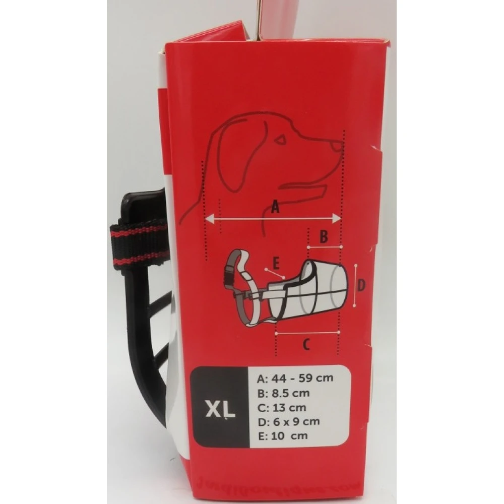 Φίμωτρο Σκύλου Flamingo Muzzle Silas Black XL 40x44-59cm 3 Φίμωτρο Σκύλου Flamingo Muzzle Silas Black XL 40x44-59cm - Image 3