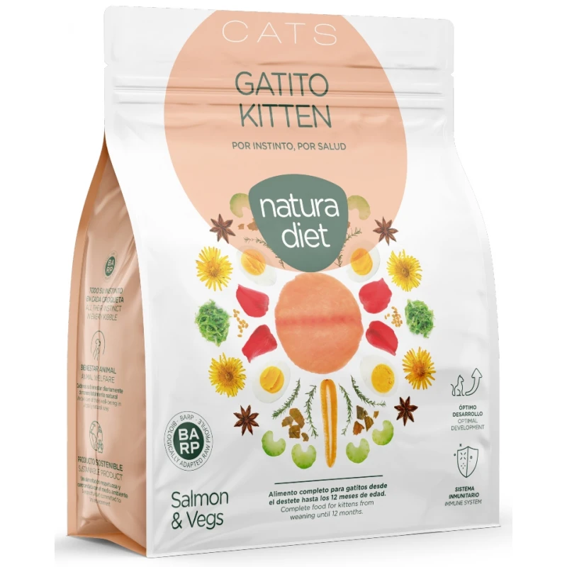 Natura Diet Cat Kitten Salmon 3kg 1 Natura Diet Cat Kitten Salmon 3kg
