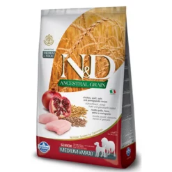 N&D Low Grain Chicken & Pomegranate Senior Medium & Maxi 2,5kg