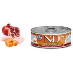 N&D Cat Pumpkin Chicken & Pomegranate Wet Food 70gr 12τμχ