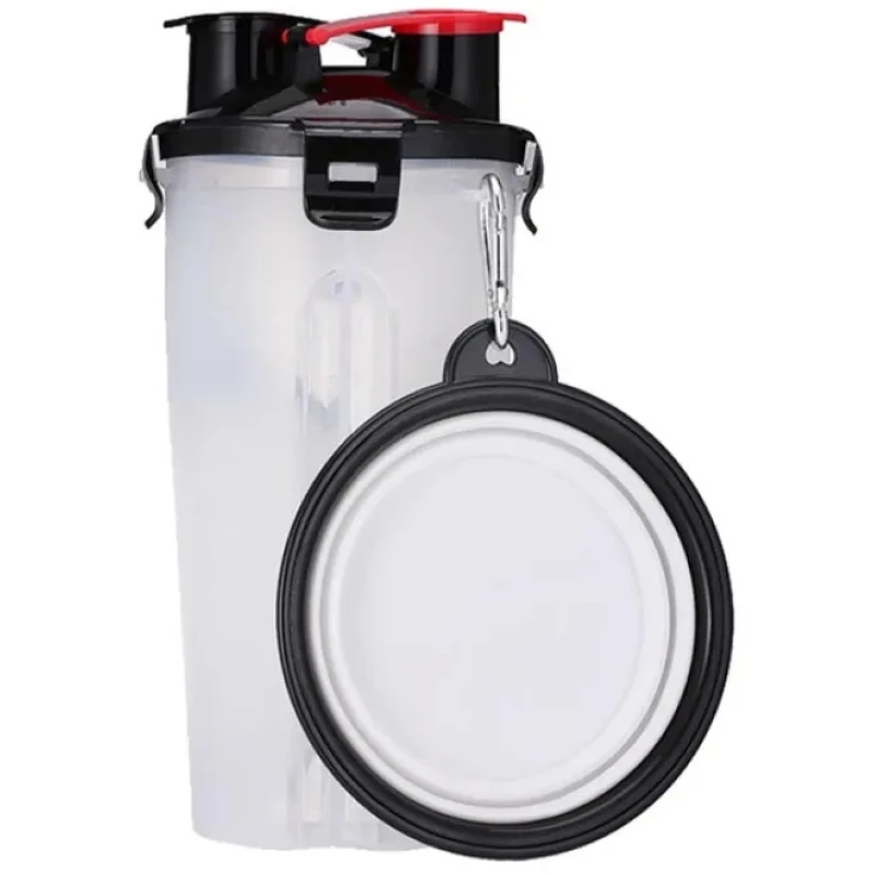 Παγούρι & Πτυσσόμενο Πιάτο για Σκύλους & Γάτες Denik Pets Water Bottle Άσπρο 350ml 1 Παγούρι & Πτυσσόμενο Πιάτο για Σκύλους & Γάτες Denik Pets Water Bottle Άσπρο 350ml