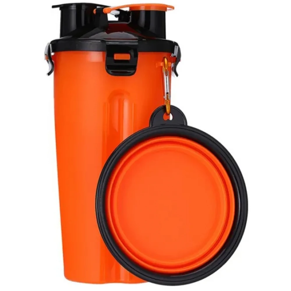 Παγούρι & Πτυσσόμενο Πιάτο για Σκύλους & Γάτες Denik Pets Water Bottle Πορτοκαλί 350ml 2 Παγούρι & Πτυσσόμενο Πιάτο για Σκύλους & Γάτες Denik Pets Water Bottle Πορτοκαλί 350ml - Image 2