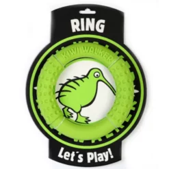 Παιχνίδι σκύλου Kiwi Walker Lets Play Ring Maxi 18cm Πράσινο