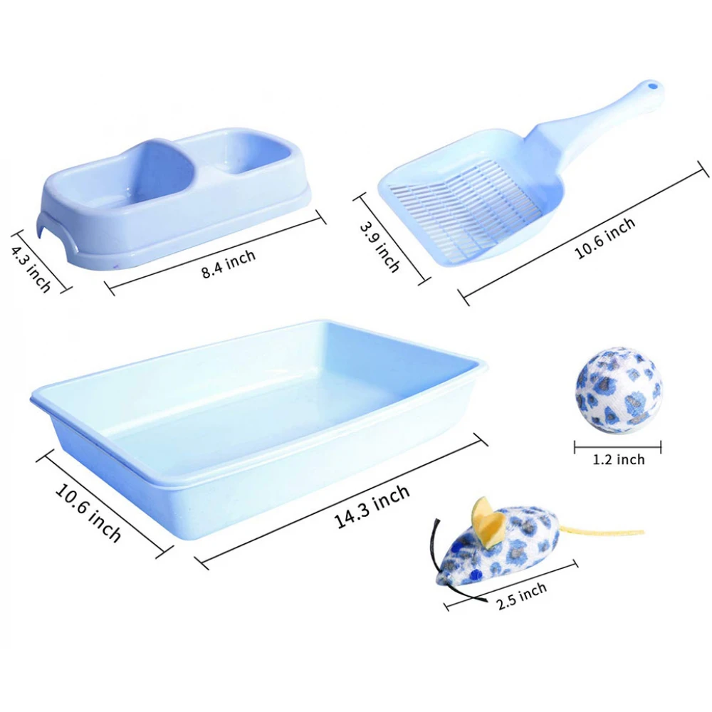 Pawise Τουαλέτα Γάτας - Starter Kit Kitten Blue 36,5x27x6,5cm 4 Pawise Τουαλέτα Γάτας - Starter Kit Kitten Blue 36,5x27x6,5cm - Image 4