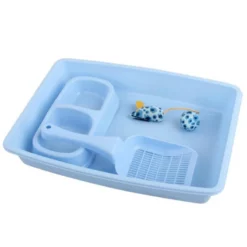 Pawise Τουαλέτα Γάτας - Starter Kit Kitten Blue 36,5x27x6,5cm