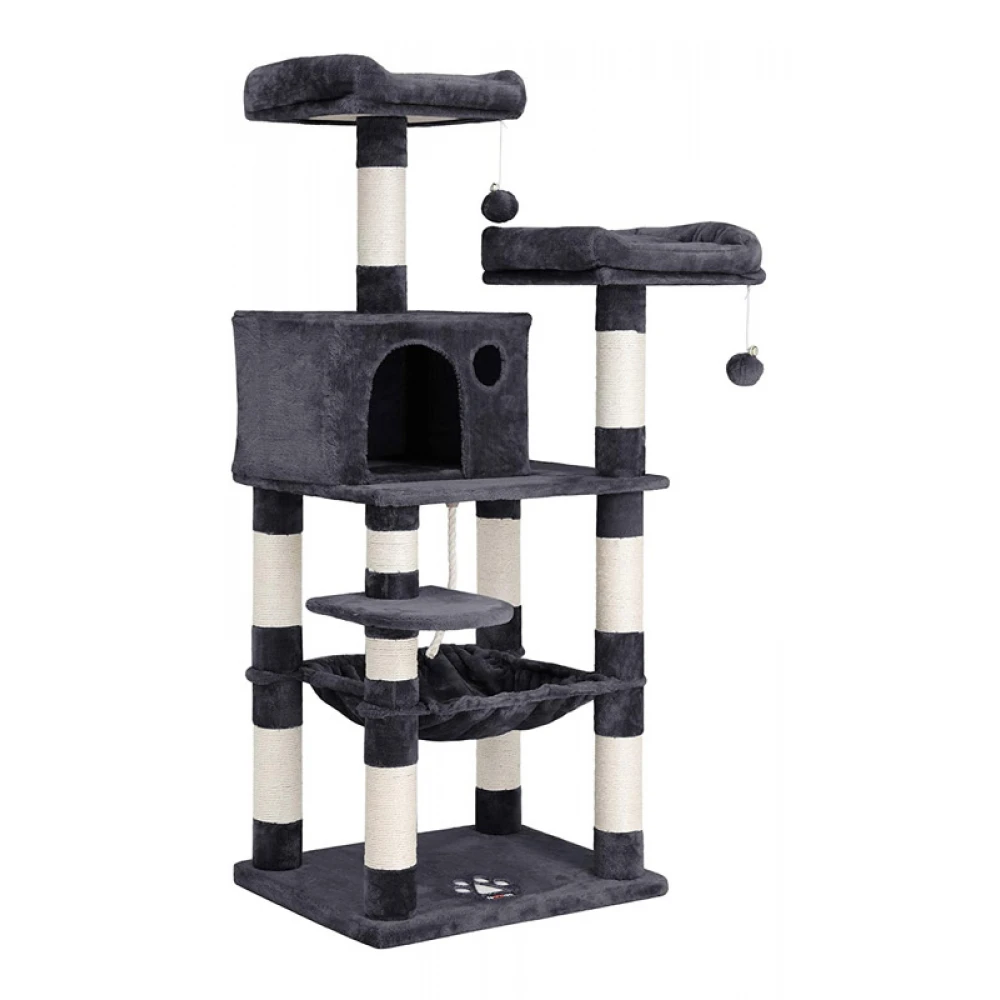 OEM Γατόδεντρο - Ονυχοδρόμιο Cat Cave 143cm Smoky Grey 2 OEM Γατόδεντρο - Ονυχοδρόμιο Cat Cave 143cm Smoky Grey - Image 2