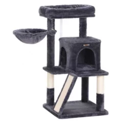 OEM Γατόδεντρο - Ονυχοδρόμιο Feandrea Cat Condo 46x46x95cm Σκούρο Γκρι