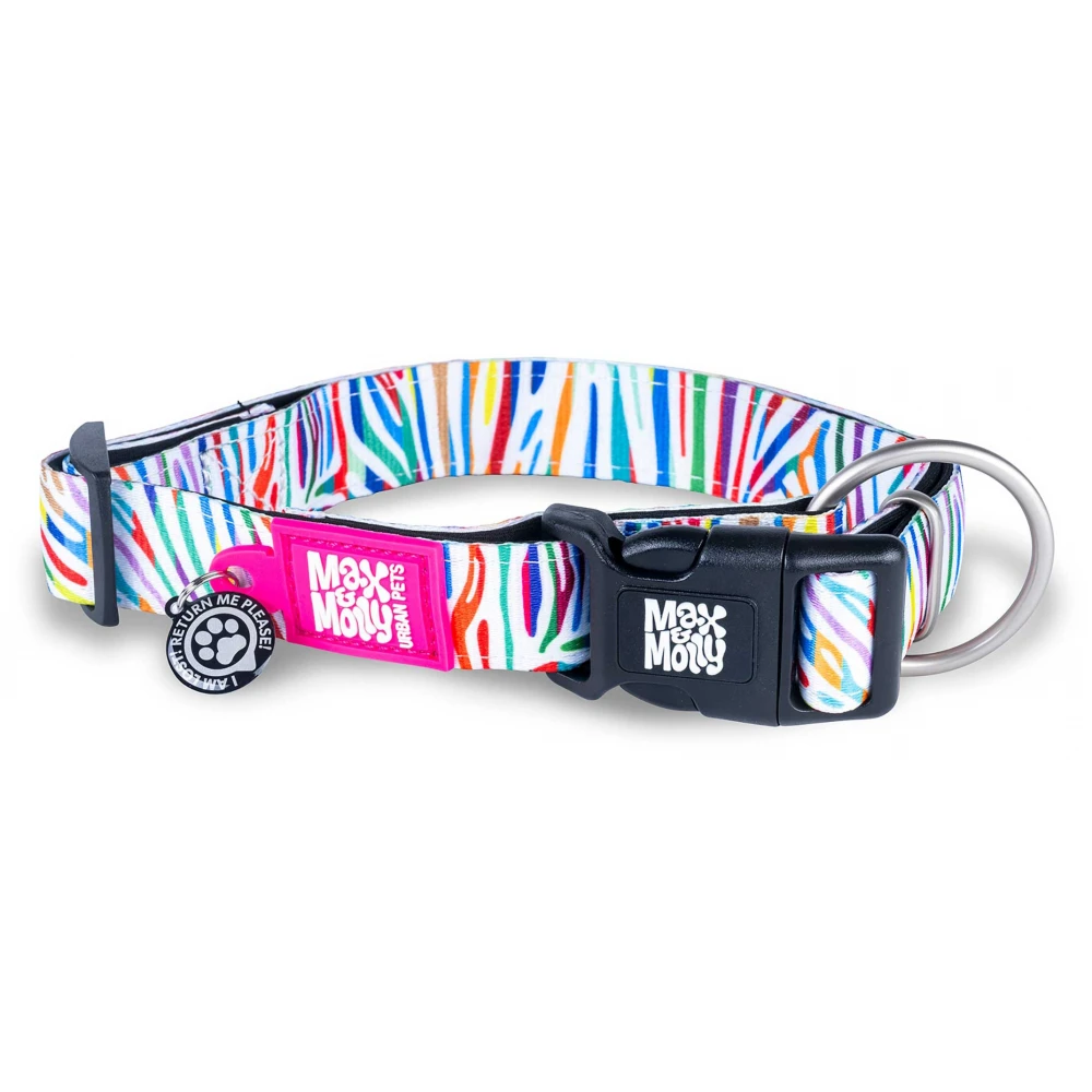 Περιλαίμιο Max & Molly Magic Zebra XSmall 1x22-35cm 2 Περιλαίμιο Max & Molly Magic Zebra XSmall 1x22-35cm - Image 2
