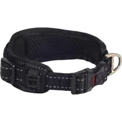 Περιλαίμιο Σκύλου Rogz Utility Padded Black Large 30-42cm