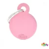 Ταυτότητα Σκύλου My Family Basic Pink Round Tag Small 3x2cm