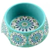 Πλαστικό Μπολ Φαγητού Σκύλου, Γάτας Τarhong Carmel Medallion Pet Bowl Turquoise Τιρκουάζ Medium 591ml