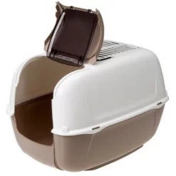 Τουαλέτα - Λεκάνη Γάτας Ferplast Prima Cabrio Μόκα 39,5 X 52,5 X H 38 Cm