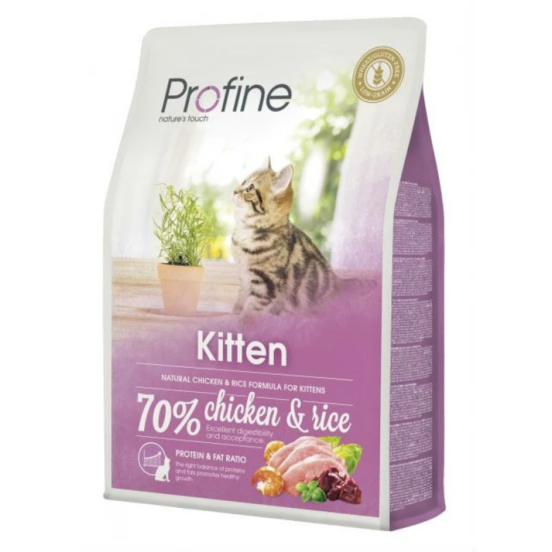 Profine Γάτας Kitten Chicken Rice 2kg 1 Profine Γάτας Kitten Chicken Rice 2kg