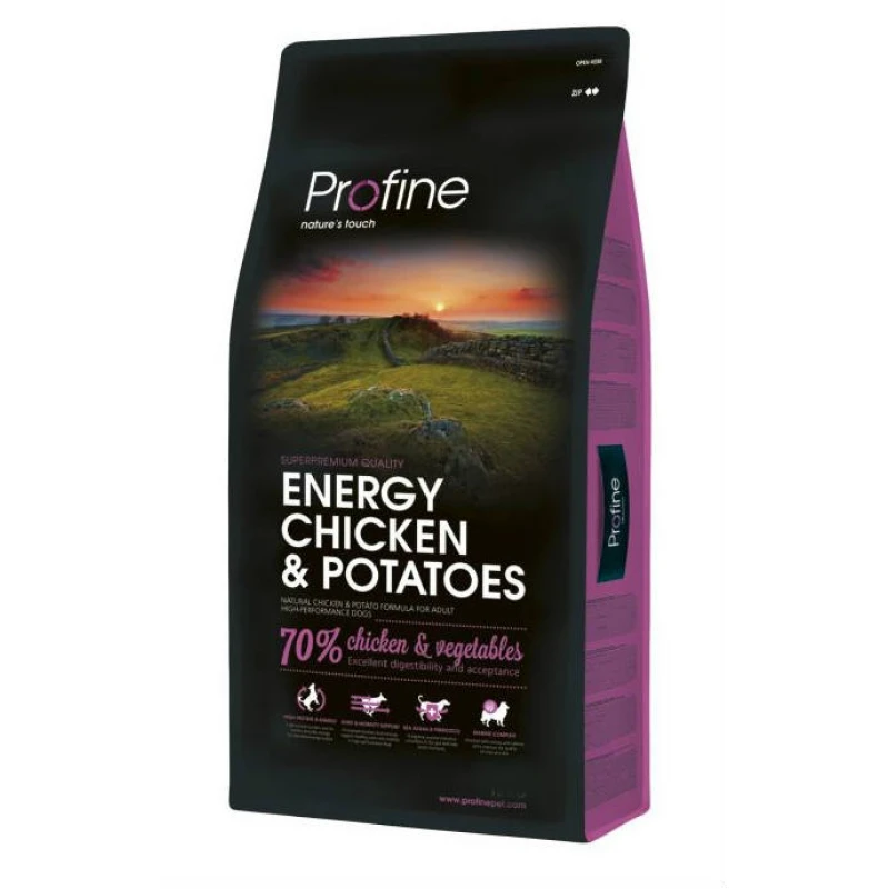 Profine Energy Chicken & Potatoes 3kg 1 Profine Energy Chicken & Potatoes 3kg