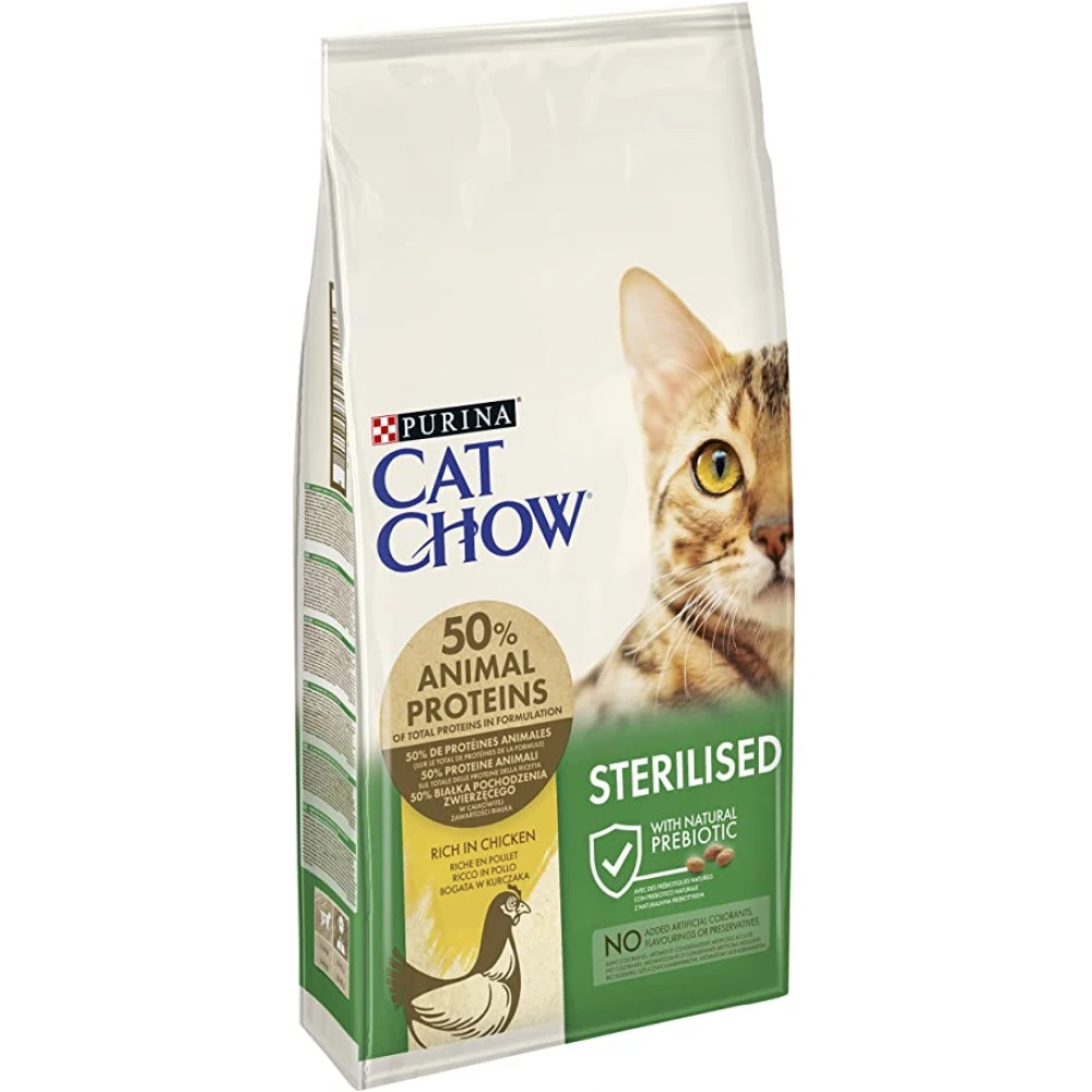 Purina Cat Chow Sterilised Κοτόπουλο 15kg 2 Purina Cat Chow Sterilised Κοτόπουλο 15kg - Image 2