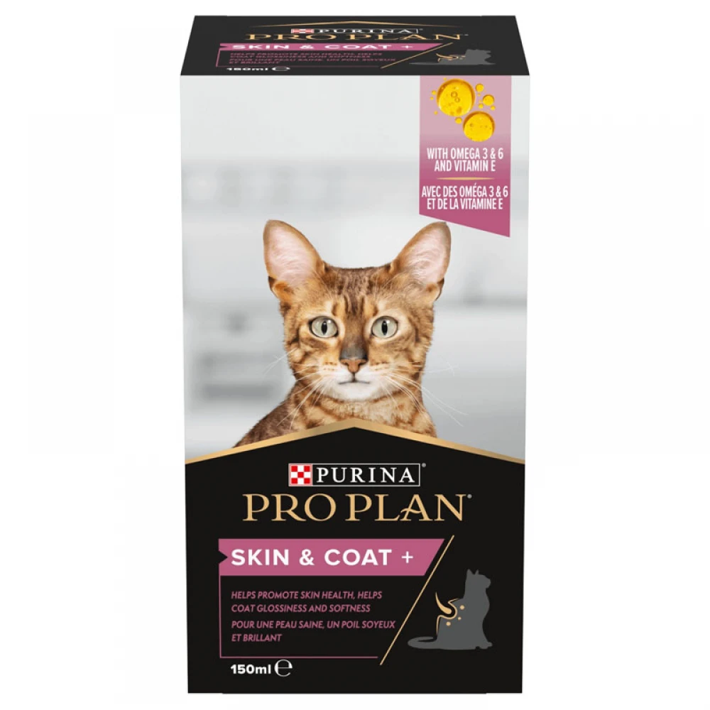 Purina Pro Plan Cat Skin & Coat + Συμπλήρωμα Διατροφής Γάτας για Δέρμα και Τρίχωμα σε Έλαιο 150ml 2 Purina Pro Plan Cat Skin & Coat + Συμπλήρωμα Διατροφής Γάτας για Δέρμα και Τρίχωμα σε Έλαιο 150ml - Image 2