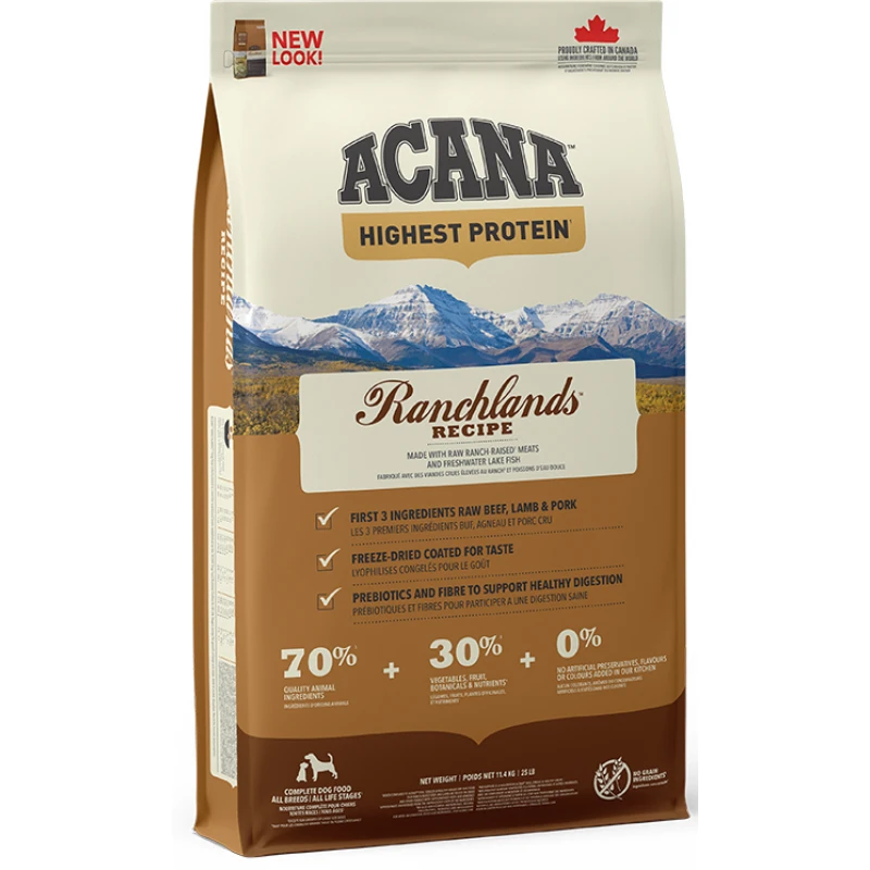 Acana Ranchlands 11,4kg + 2kg Δώρο 1 Acana Ranchlands 11,4kg + 2kg Δώρο